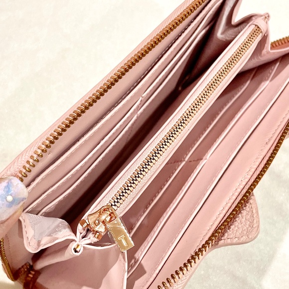 Ted Baker London Kirstie Cat Leather Pink Wallet NEW Kawaii - Picture 6 of 10